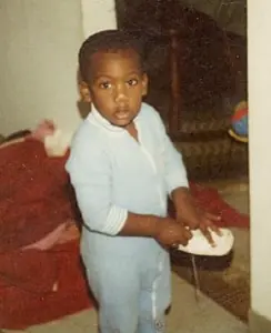 Amar'e Stoudemire as a toddler
