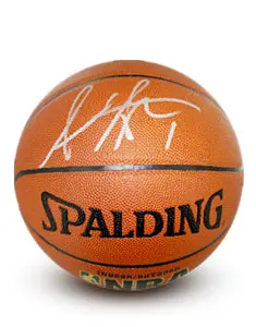 Basketball signed by Amar'e Stoudemire