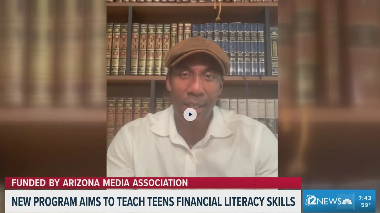 12 News report on the foundation's financial literacy program